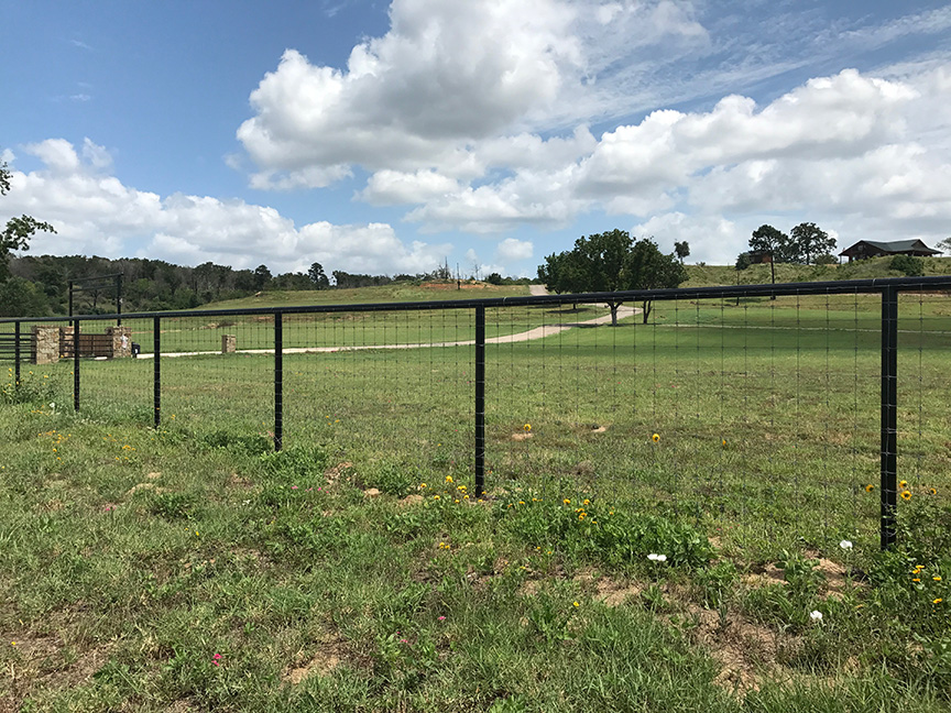 steel pipe ranch fence Austin